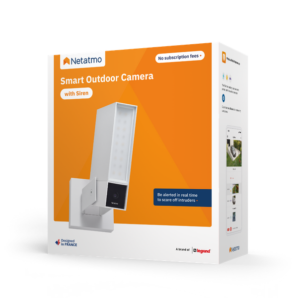 Caméra Extérieure Intelligente avec Sirène - Netatmo Caméra Extérieure Intelligente avec Sirène - Netatmo