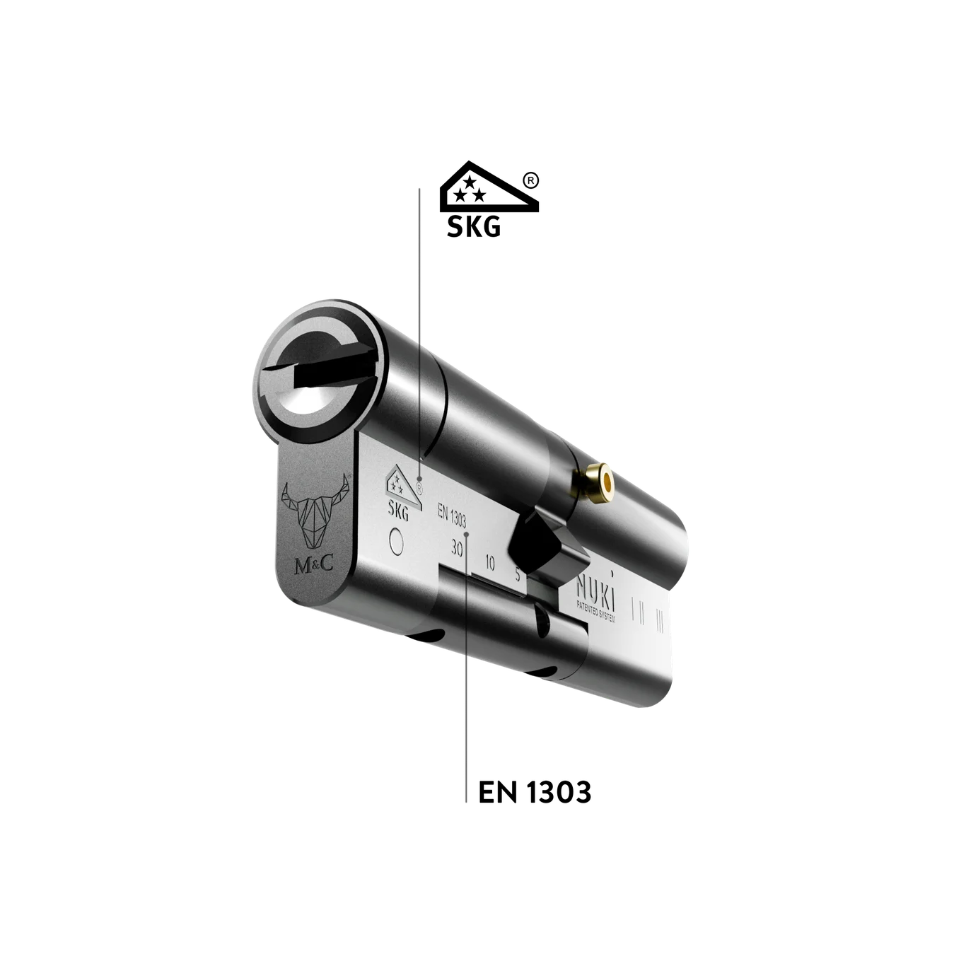 Cylindre universel compatible - Nuki Cylindre universel compatible - Nuki