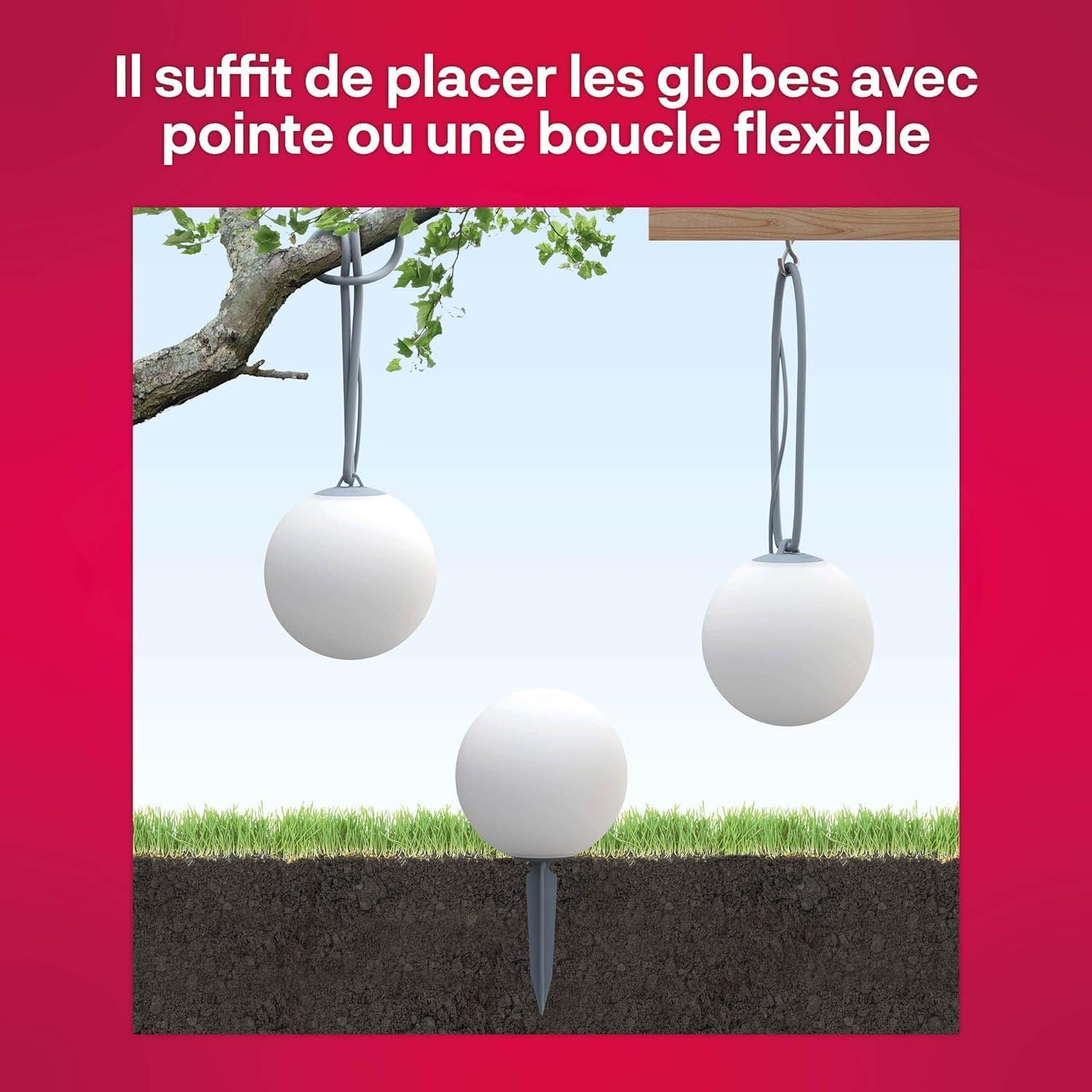 Pack 3 Globes lumineux connectés - Innr 